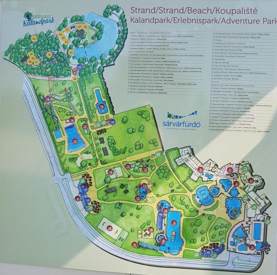 Zafir Sziget Apartman Sárvár المظهر الخارجي الصورة